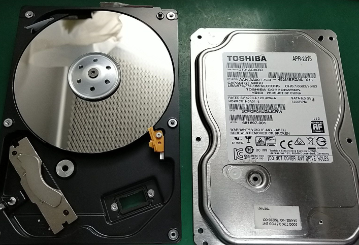東芝DT01ACA050開(kāi)盤數(shù)據(jù)恢復(fù)成功